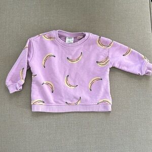 Zara Kids Banana Sweatshirt
